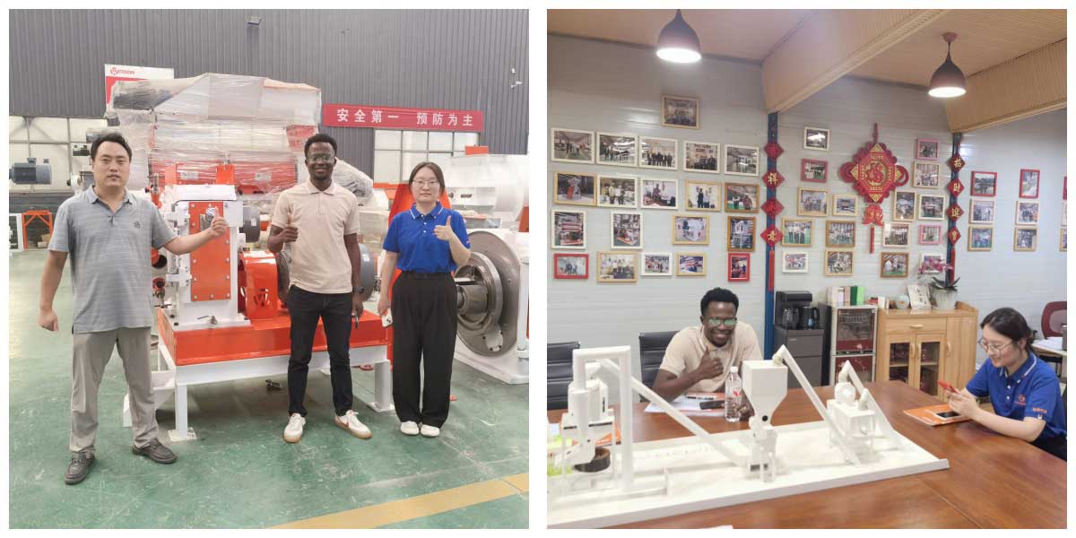 Customers from Senegal visited our factory