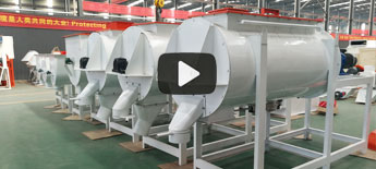 SHW Series Single Shaft Ribbon Feed mixer machine