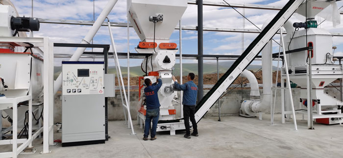Ruminant Feed Pellet Production Line Installation Completed