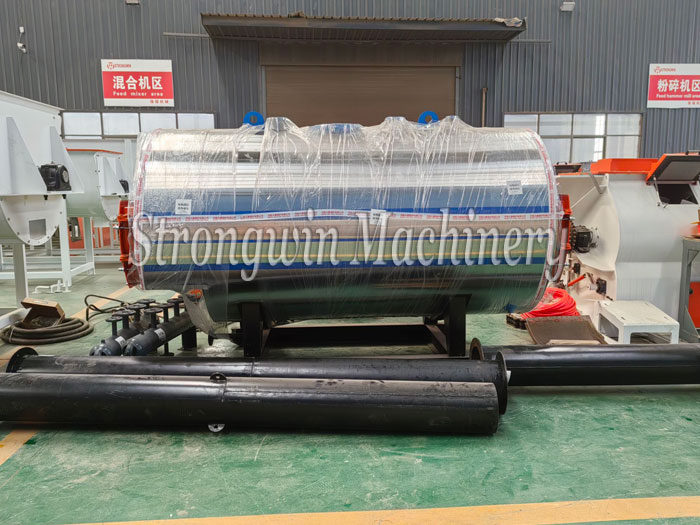 SZLH350 animal feed manufacturing plant packing and shipping to C?te d’Ivoire