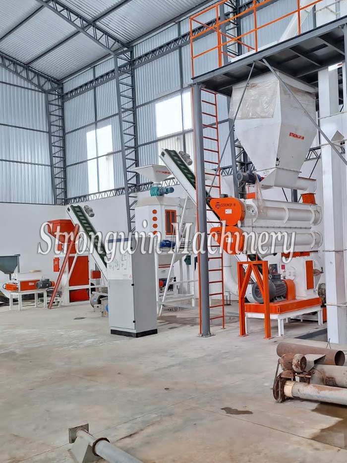 2-3TPH Animal Feed Production Line in Ecuador