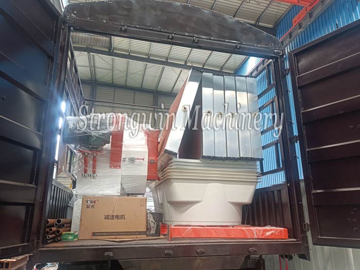 Small scale animal feed production line packing and shipping to Yunnan province, China