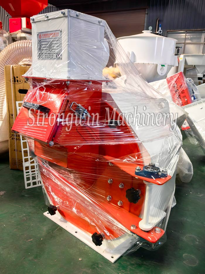 3 TPH Chicken Feed Pellet Production Machine Plant packing and shipping