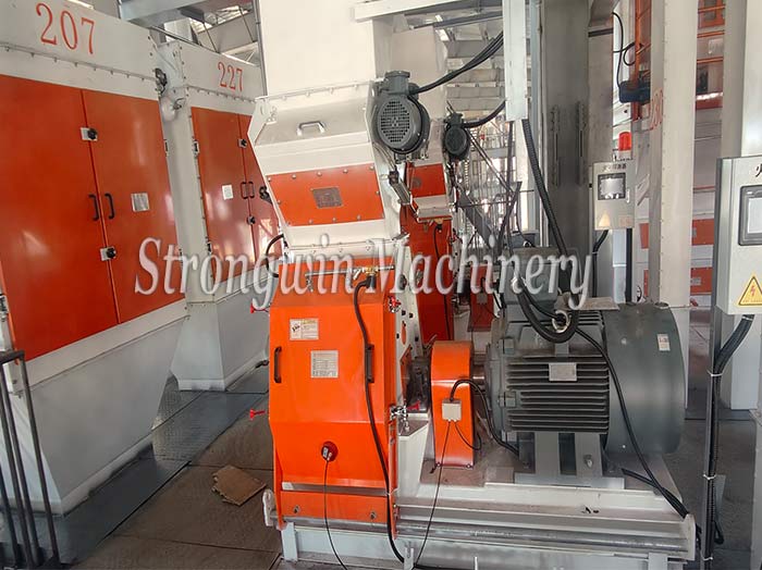 The installation of 20 tons per hour feed powder production line and SZLH350 pellet production line has been completed.
